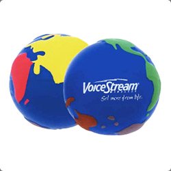 Stress balls with your logo printed on them